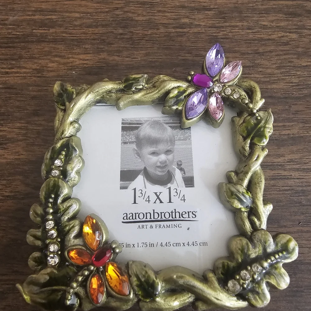 Aaron Brothers Rhinestone Photo Frame Set (2) - Picture 2 of 5
